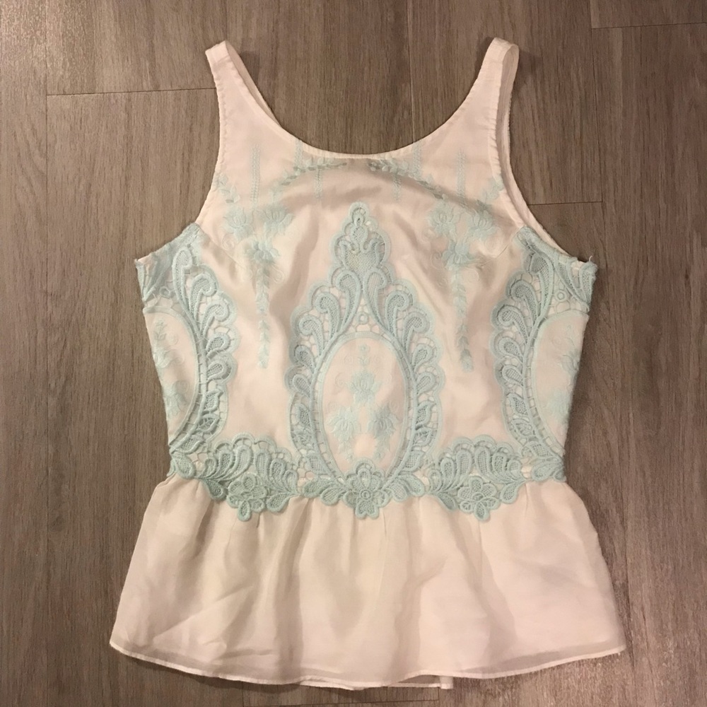 🍾Anthropologie Dolce Vita Sleeveless Embroidered